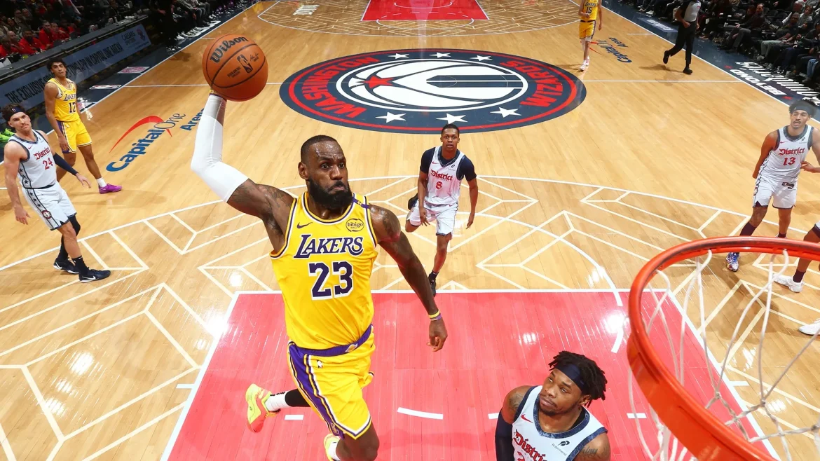 lakers vs washington wizards match player stats